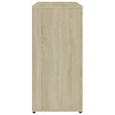 vidaXL Sideboard Sonoma-Eiche 80x36x75 cm Holzwerkstoff