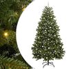 vidaXL K&uuml;nstlicher Weihnachtsbaum 270 cm 300 LEDs Warmes Wei&szlig; Gr&uuml;n