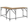 vidaXL Schreibtisch Artisan-Eiche 149 x 149 x 75 cm Holzwerkstoff