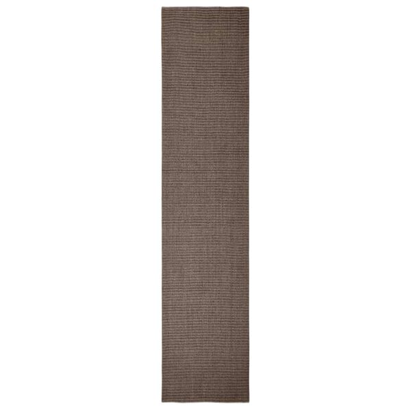 vidaXL Teppich Natur Sisal 66x300 cm Braun
