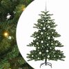 vidaXL K&uuml;nstlicher klappbarer Weihnachtsbaum Gr&uuml;n 150 cm PVC und Stahl