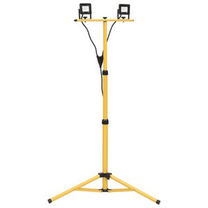 vidaXL LED-Fluter mit Stativ 2x10 W Kaltwei&szlig;