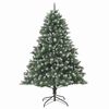 vidaXL K&uuml;nstlicher Weihnachtsbaum mit 300 LEDs mit St&auml;nder Gr&uuml;n 240 cm