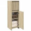 vidaXL Badezimmerschrank Sonoma-Eiche 30x30x95 cm Holzwerkstoff