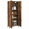 vidaXL Highboard Wandmontiert Altholz 69,5 x 34 x 180 cm Holzwerkstoff