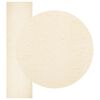 vidaXL Bereichsteppiche HUARTE Creme 1000 x 80 cm Polyester