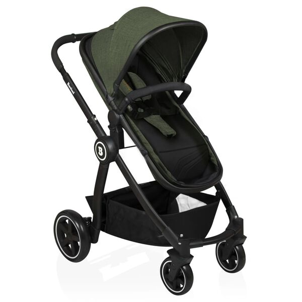 Baninni Kinderwagen Otto 3-in-1 Olivgr&uuml;n