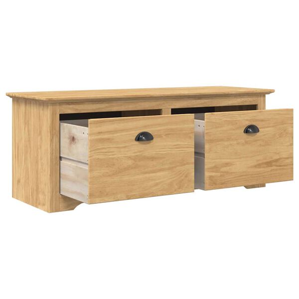 vidaXL Flurbank BODO Honigbraun 118 x 40 x 50 cm Holzwerkstoff