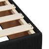 vidaXL Boxspringbett mit Matratze Schwarz 120x190 cm Samt