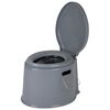 Bo-Camp Tragbare Toilette 7 L Grau