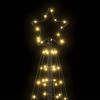 vidaXL LED Weihnachtsbaum 200 LEDs Warmweiß 180 cm