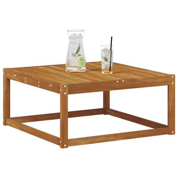 vidaXL Outdoor Endsofa Natur 115 x 83 x 73 cm Massivholz Akazie