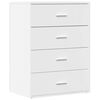 vidaXL Sideboard Wei&szlig; 60x39x80 cm Holzwerkstoff
