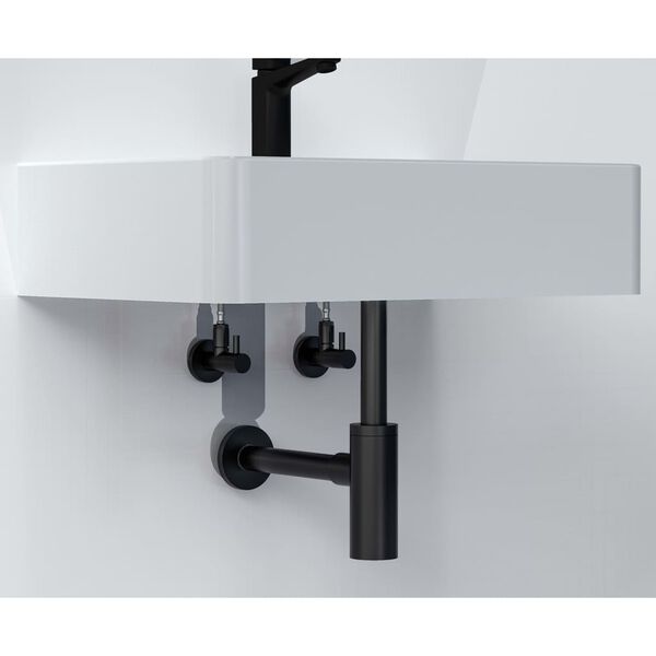 SCH&Uuml;TTE MS Eckventil mit Rosette 10 mm Schwarz