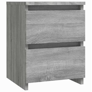 vidaXL Nachttisch Grau Sonoma 30&times;30&times;40 cm Holzwerkstoff