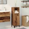 vidaXL Badschrank Altholz-Optik 30x30x100 cm Holzwerkstoff