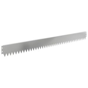 vidaXL Rasenkante 20 stk. 103 x 10 cm Stahl Silber