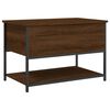 vidaXL Sitzbank mit Stauraum Braun Eiche 70x42,5x47 cm Holzwerkstoff