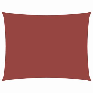 vidaXL Sonnensegel Oxford-Gewebe Rechteckig 3x4 m Terrakotta-Rot