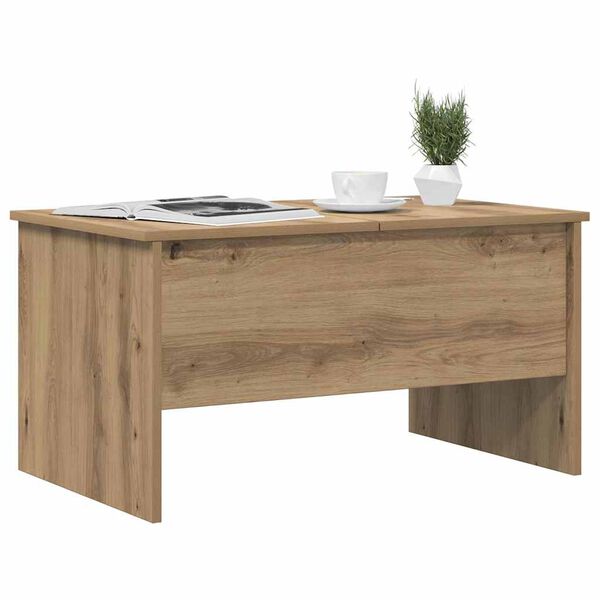vidaXL Couchtisch Artisan-Eiche 102 x 50,5 x 46,5 cm Holzwerkstoff