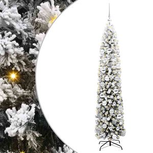 vidaXL K&uuml;nstlicher Weihnachtsbaum mit 300 LEDs mit St&auml;nder Gr&uuml;n 180 cm