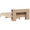 vidaXL B&uuml;cherregalbett ohne Matratze 120x200 cm Massivholz Kiefer