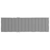 vidaXL Sonnenliegen-Auflage Grau 200x70x3 cm Oxford-Gewebe