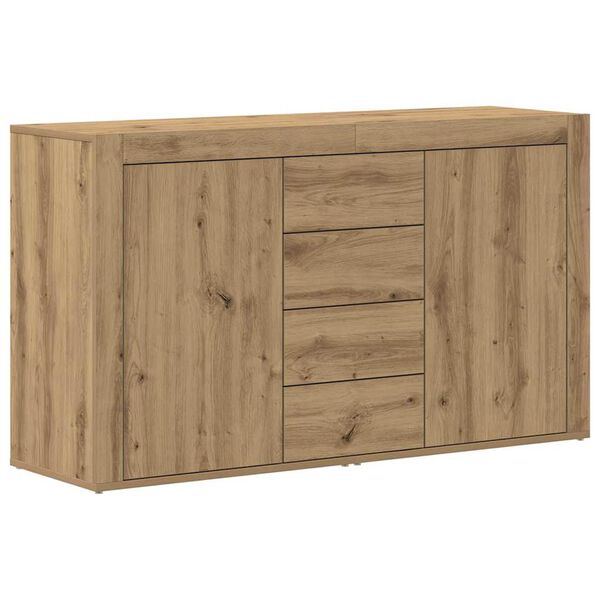vidaXL Sideboard Artisan-Eiche 120 x 36 x 69 cm Holzwerkstoff