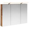 vidaXL Badezimmerspiegelschrank Altholz 100 x 14,5 x 70 cm