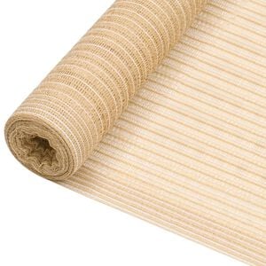 vidaXL Zaunblende Beige 1x50 m HDPE 75 g/m&sup2;