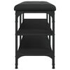 vidaXL Schuhbank Schwarz 82x32x47 cm Holzwerkstoff