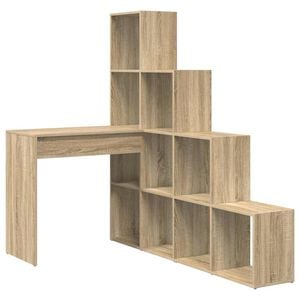 vidaXL Eck-Schreibtisch Sonoma-Eiche 101,5 x 149,5 x 149,5 cm