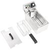 vidaXL Elektro-Fritteuse Edelstahl 6 L 2000 W