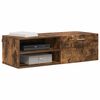 vidaXL Holzschrank Geräucherte Eiche 100,5 x 39 x 30 cm Holzwerkstoff