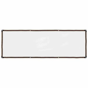 vidaXL Transparente Plane mit &Ouml;sen 1x3 m Polyethylen