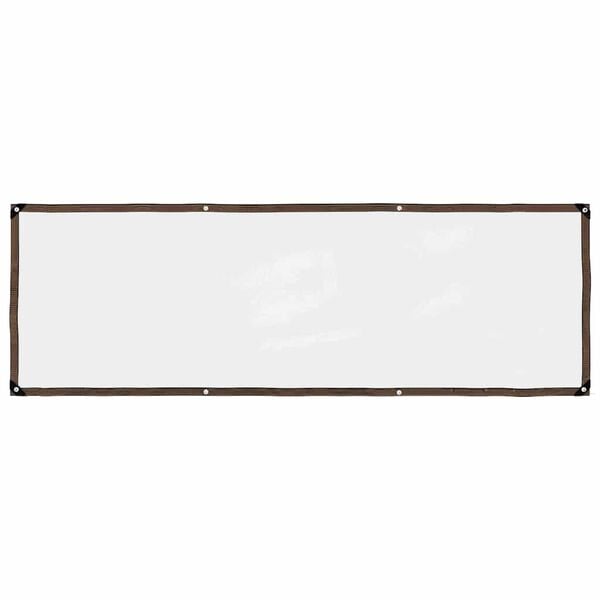 vidaXL Transparente Plane mit &Ouml;sen 1x3 m Polyethylen