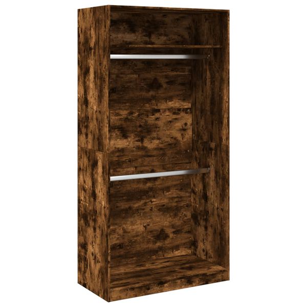 vidaXL Kleiderschrank R&auml;uchereiche 100x50x200 cm Holzwerkstoff