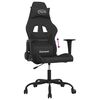 vidaXL Gaming-Stuhl Schwarz Stoff