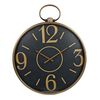 Gifts Amsterdam Wanduhr Toulouse Metall Golden und Schwarz 60x5,5x74cm