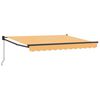 vidaXL Ausziehbare Markise Sand 5 x 3 m Polyester und Aluminium