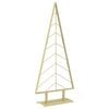 vidaXL Metall-Weihnachtsbaum mit St&auml;nder KUOPIO 150 cm Stahl Gold