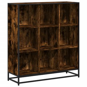 vidaXL B&uuml;cherregal R&auml;uchereiche 97,5x33x107,5 Holzwerkstoff und Metall