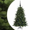 vidaXL K&uuml;nstlicher Weihnachtsbaum mit Weihnachtskugel 120 cm 150 LEDs