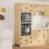vidaXL Schrank SKI Honigbraun 66 x 58 x 207 cm Massives Kiefernholz
