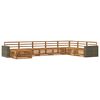 vidaXL Outdoor-Sofagarnitur 8 stk. Natur Massivholz Akazie
