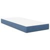 vidaXL Bettmatratze mit Matratze Blau 90 x 200 cm Stoff