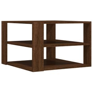 vidaXL Couchtisch Braun Eichen-Optik 58x58x40 cm Holzwerkstoff