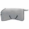 vidaXL Pferdedecke Hellgrau und Rosa 115 cm Polyester-Fleece