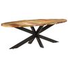 vidaXL Esstisch 240x100x75 cm Altholz Massiv