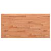 vidaXL Tischplatte 80x40x1,5 cm Rechteckig Massivholz Buche